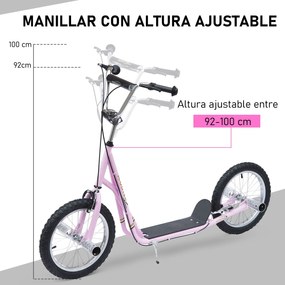 Trotinete para Crianças acima de 5 anos Scooter de 2 Rodas Grandes Ins