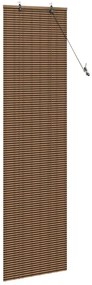 Persiana de Janela com cortinas Manual Castanho 60 x 220 cm Bambu