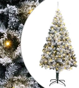 vidaXL Árvore de Natal Artificial Verde 180 cm PVC, Aço e Plástico