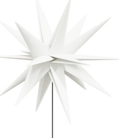 Luz de Natal com estaca LED dobrável 57 cm branco