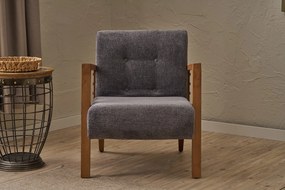 Cadeira Wing Kemer – Cinzento – 69x80x83 cm