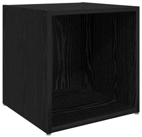 Conjunto de Estantes para TV 8 pcs Carvalho Preto