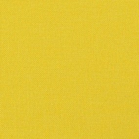 Poltrona reclinável tecido amarelo