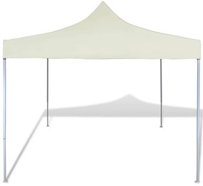 Tenda dobrável 3 x 3 m creme