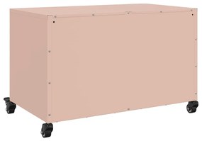 Móvel de TV 68x39x43,5 cm aço rosa