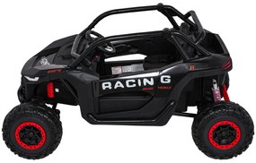 Carro elétrico para Crianças 4X4 2 Lugares 24V RACING Road 2000, Pneus	Espuma EVA, Assento couro ecológico Preto