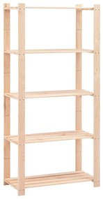 10 unidades arrumação 5 prateleiras 80x38x170cm pinho 250 kg