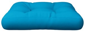 Almofadão para paletes 58x58x10 cm tecido azul-claro
