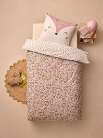 Jogo de cama Magicouette RETROFLOWER para criança branco estampado