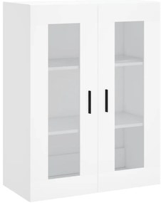 Móveis de parede 2 pcs derivados de madeira branco