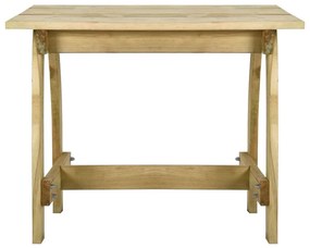 Conjunto de jantar p/ jardim 5 pcs madeira de pinho impregnada