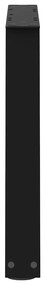 Pés para mesa de centro em V 2 peças preto 70x(42-43,3) cm aço