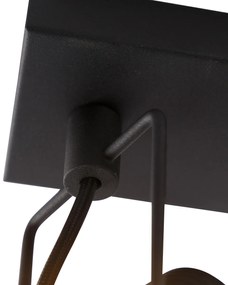 Foco inteligente preto c/ 2 GU10 Wifi - Suplux