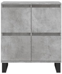 Aparadores 2 pcs derivados de madeira cinzento cimento