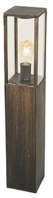 Candeeiro de pé vintage para exterior ouro antigo 80 cm IP44 - Charlois Industrial,Clássico / Antigo