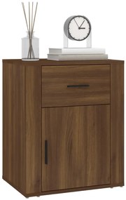 Mesa cabeceira 50x36x60 cm derivados madeira carvalho castanho