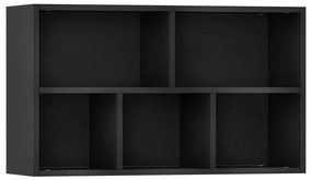 Estante/aparador 50x25x80 cm derivados de madeira preto