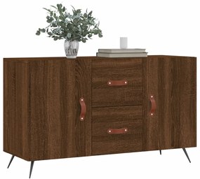 Aparador 100x36x60 cm derivados de madeira carvalho castanho