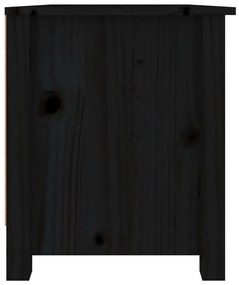 Sapateira 70x38x45,5 cm pinho maciço preto