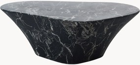 Mesa de centro com aspeto de mármore e formato orgânico Iris