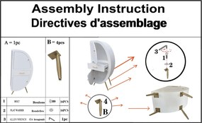 Aparador Venus com 2 Portas e Gaveta – 60x32x133 cm – Branco e Dourado