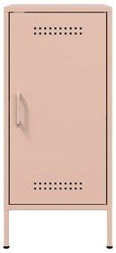 Aparadores 2 pcs 36x39x79 cm aço rosa