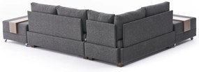 Sofá-Cama de Canto Fly – Antracite – 210x70x280 cm
