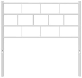 Cabeceira de cama 100 cm metal branco
