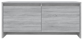 Mesa de centro 90x50x41,5 cm derivados madeira cinzento sonoma