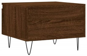 Mesas centro 2 pcs 50x46x35 cm deriv. madeira carvalho castanho