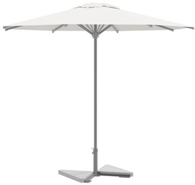 vidaXL Placas de peso para guarda-chuva 2 peças, granito cinza, triangular, 14 kg