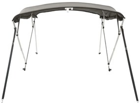 Toldo de 4 arcos Bimini c/ paredes laterais 243x(185-198)x137cm