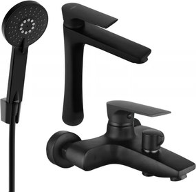 Mexen Axel Conjunto de banheira R40, preto - 73813R40-70