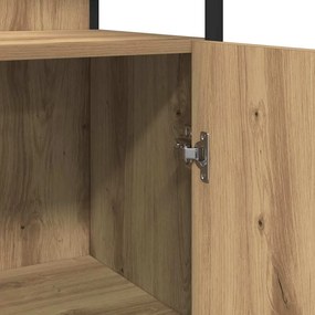 Conjunto de Mobiliário para Banheiro de 4 Peças em Carvalho Artisan e