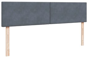 Estrutura de cama otomana com colchão 180x200cm cinzento escuro