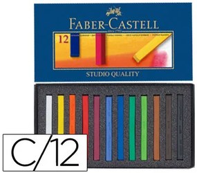 Giz Pastel Faber Castell Estojo Cartao 12 Cores Sortidas