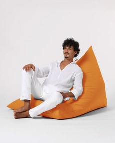 Pufe de Jardim Pyramid Big Bed – Laranja – 145x35x90 cm | Tribo Home