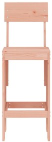 Cadeiras de bar 2 pcs 40x48,5x115,5cm madeira de douglas maciça