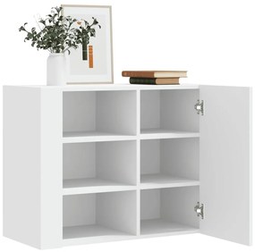 vidaXL Armário de parede 75x35x60 cm derivados de madeira branco