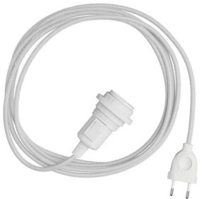 Snake Plug-in para abajur com cabo têxtil colorido