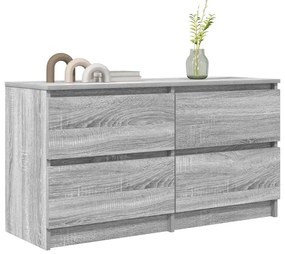 Móvel de TV 100x35x54 cm derivados de madeira cinzento sonoma