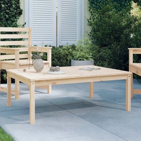 824127 vidaXL Mesa de jardim 121x82,5x45 cm madeira de pinho maciça