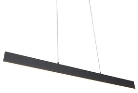 Candeeiro suspenso cinzento escuro incluindo LED com controlo remoto - Casper Moderno