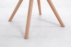 Cadeira cozinha e jantar Toulouse em tecido 48 x 84 x 56 cm Cinzento