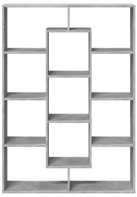 Estante 102x29x143 cm contraplacado cinzento-cimento