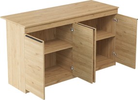 Ilha de Cozinha "Orren" - 160x90x60 cm - Carvalho - Design Moderno