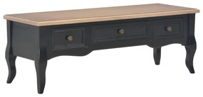 vidaXL Móvel de TV 100x35x35 cm madeira preto