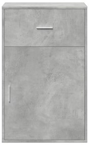 Armário arrumação 56,5x39x90 cm derivados madeira cinza cimento