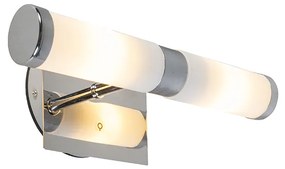 Candeeiro de parede moderno cromado IP44 - Bath 2 Design,Moderno