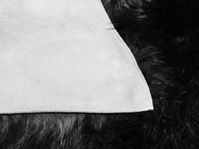 Pele sintética de ovelha preta MUNGO Beliani